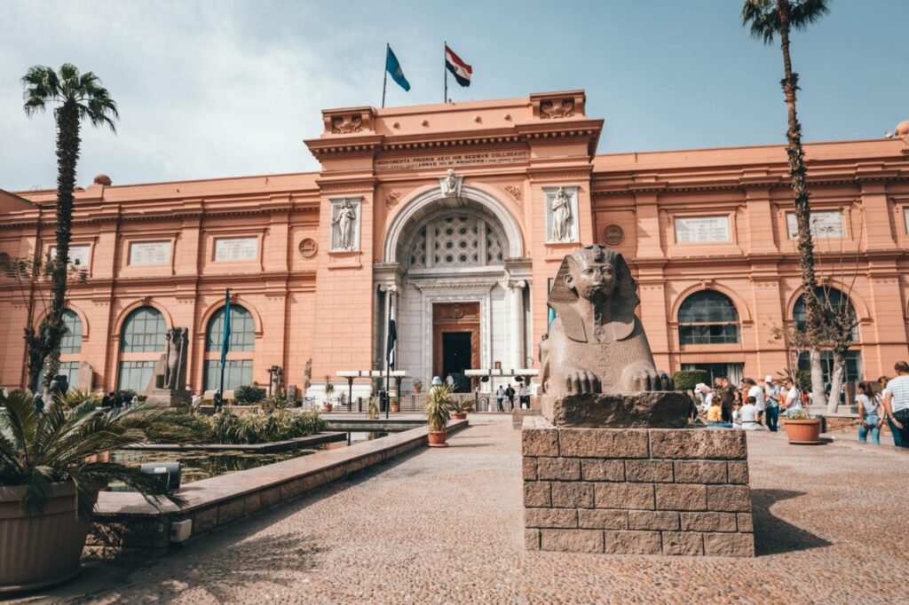 The Majestic Egyptian Museum of cairo.