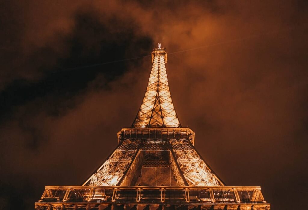 Eiffel Tower at night