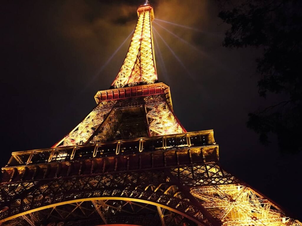 Eiffel Tower at night